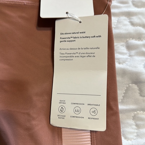 NWT! Athleta Elation Rib Trim 7/8 tight. Plus size 2x (20/22). Palermo pink - Picture 10 of 14